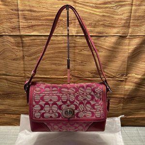 EUC Coach Hamptons Flip Top Sachel W/Dust Bag